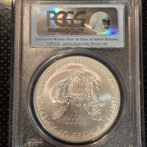 2012-S Silver Eagle $1 PCGS MS70 First Strike San Francisco - Picture 4 of 4